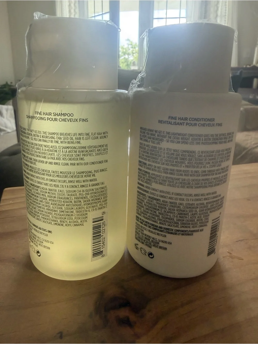 OUAI Fine Hair Shampoo & Conditioner Set